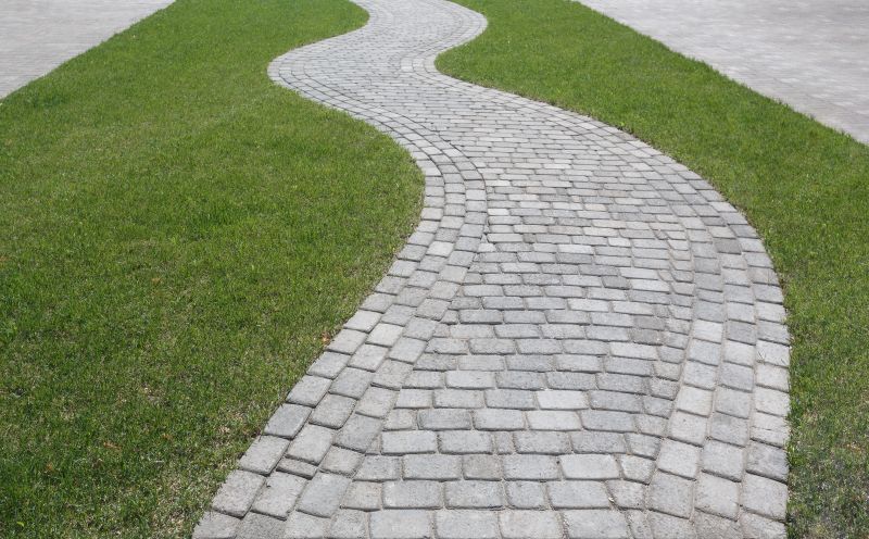 Walkway Curb Installation